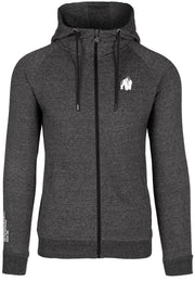 Payette Zipped Hoodie, grey