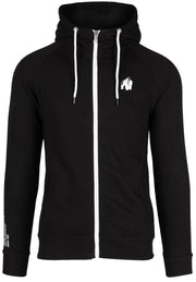 Payette Zipped Hoodie, black