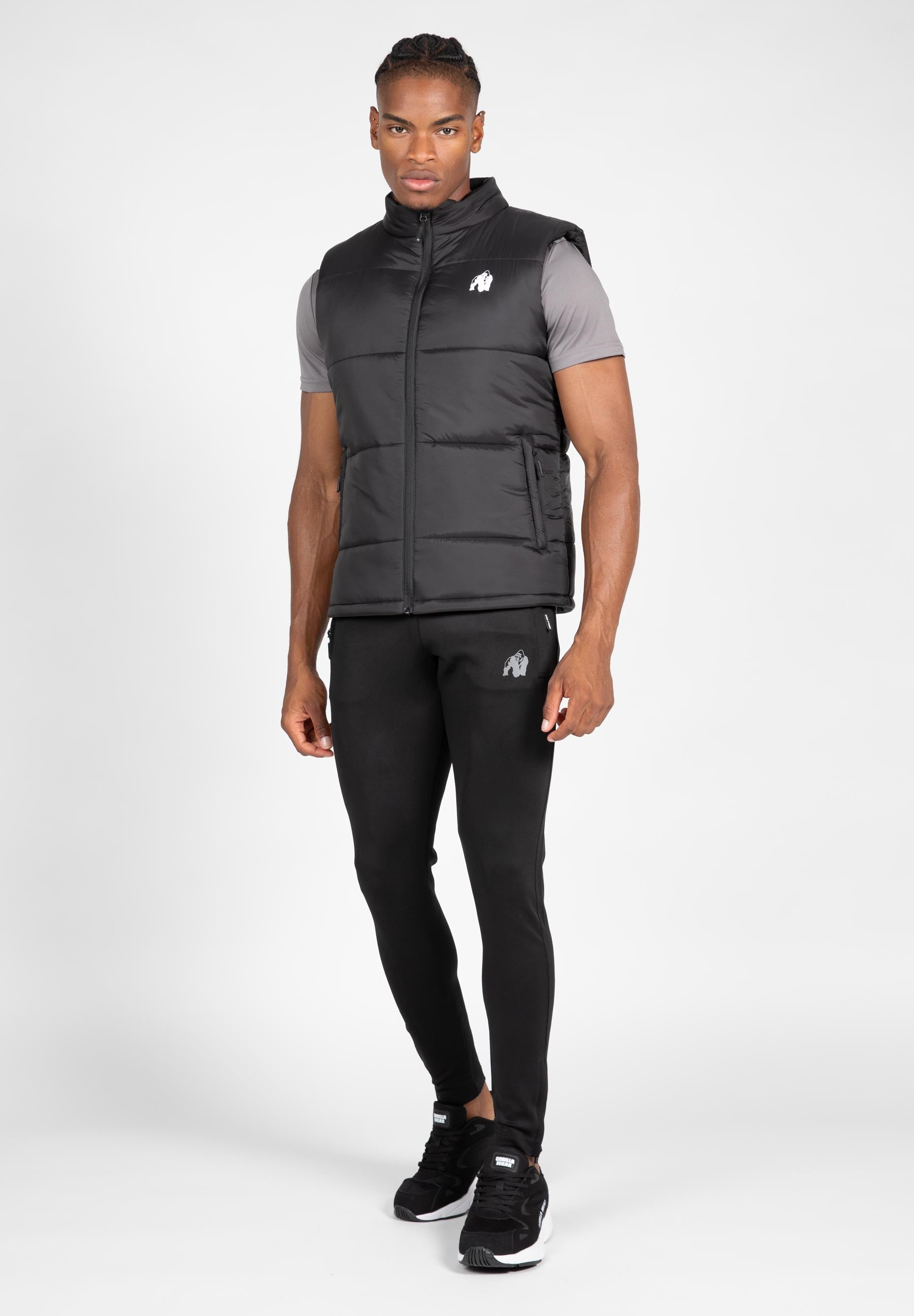 Irvine Puffer Vest, black