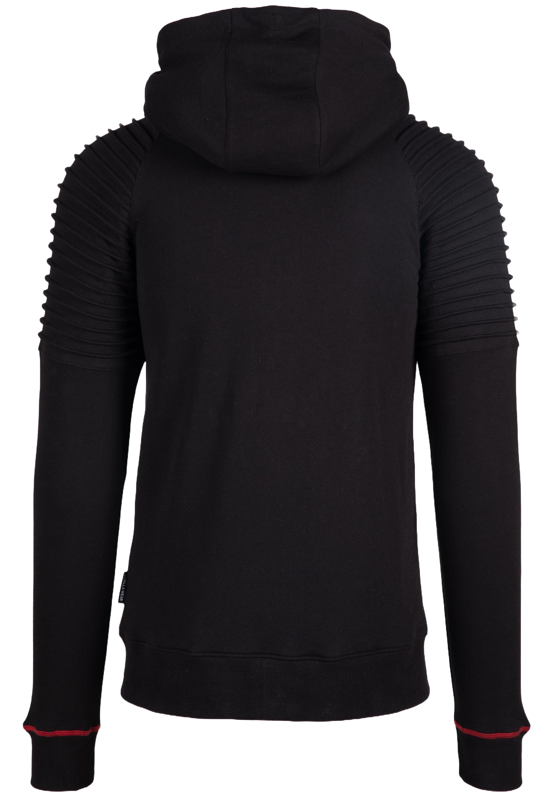 Georgia Zipped Hoodie, black