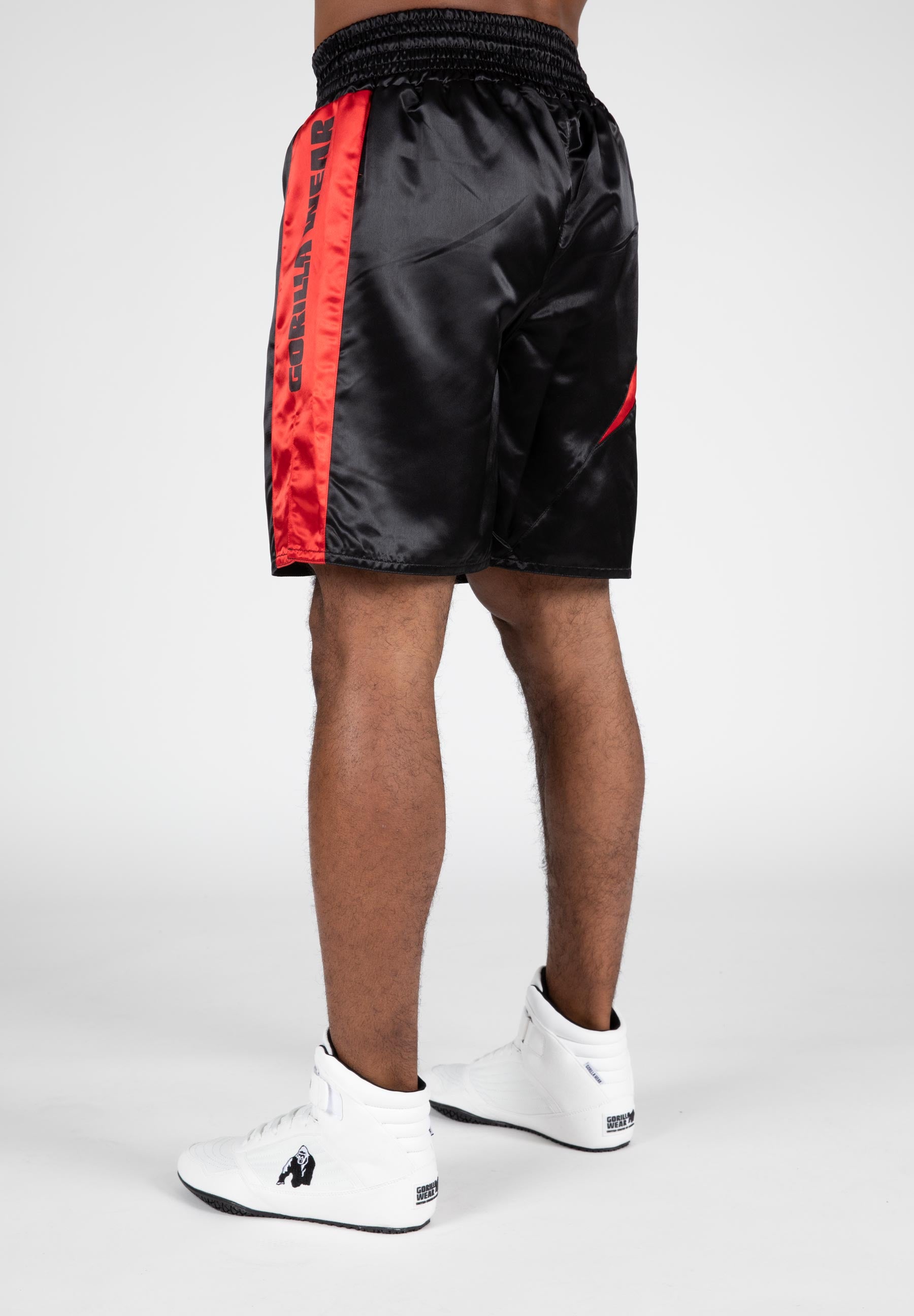 Hornell Boxing Shorts, black/red