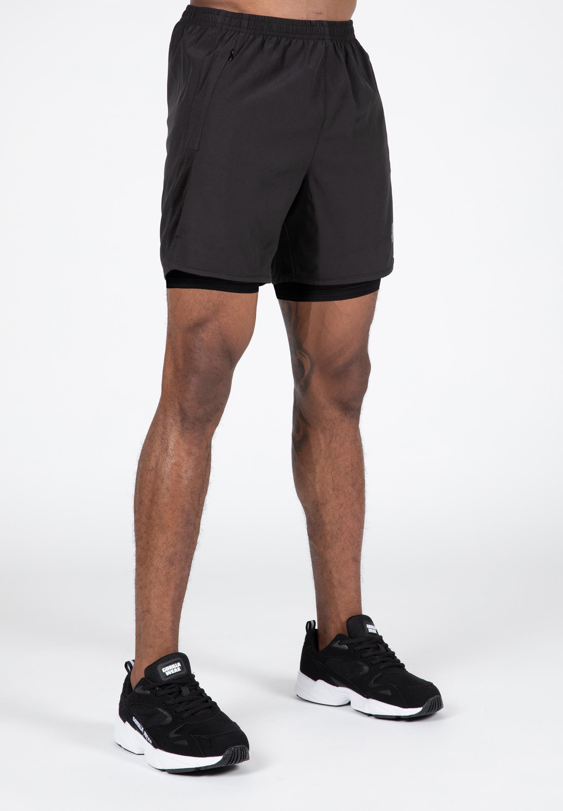 Modesto 2-In-1 Shorts, black