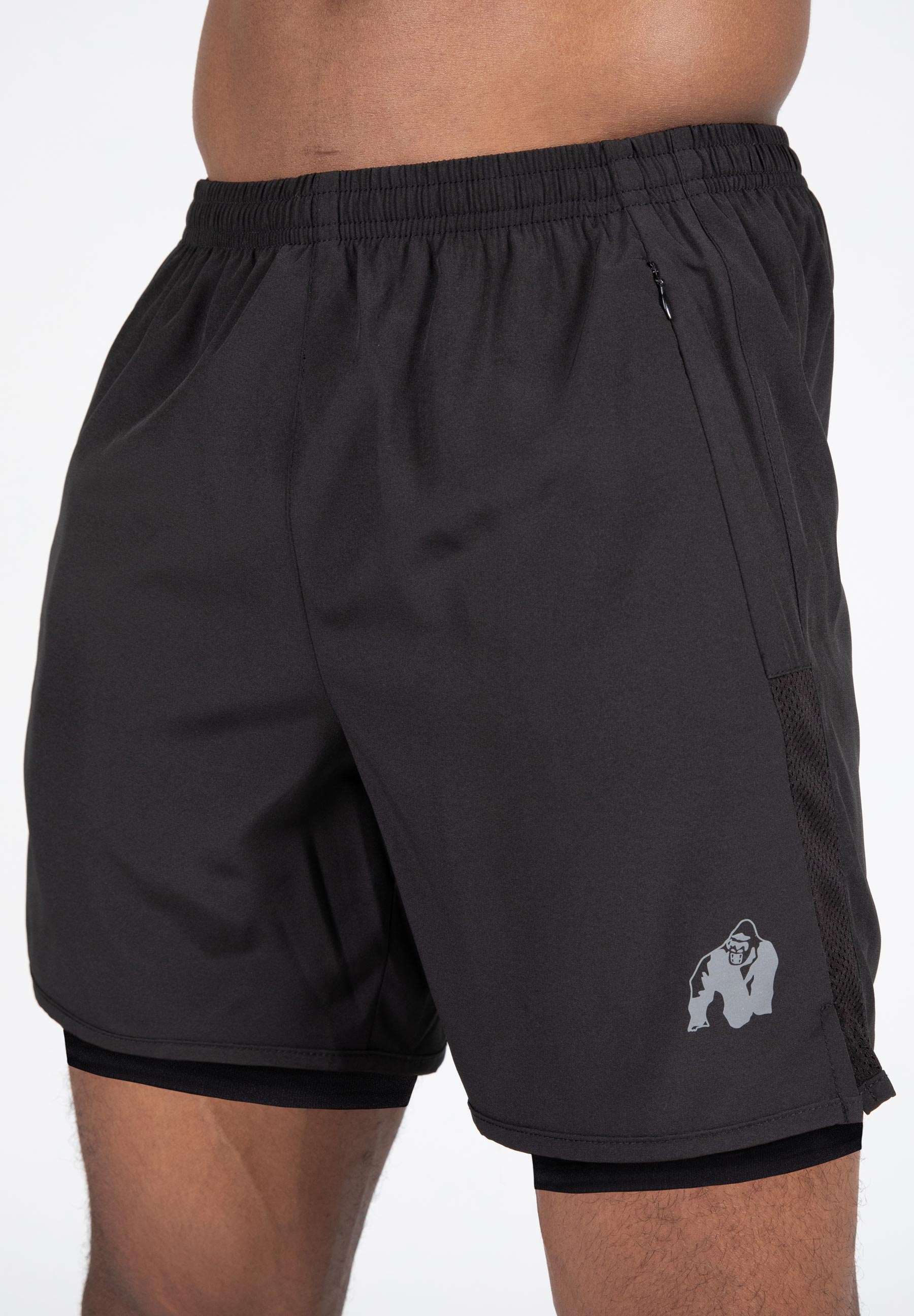 Modesto 2-In-1 Shorts, black