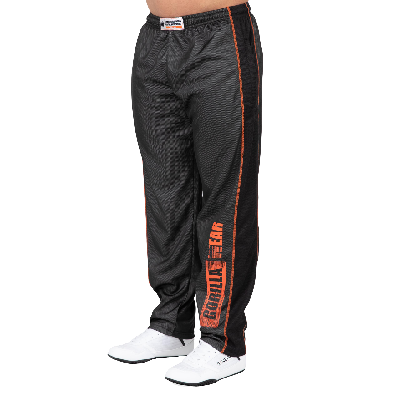 Wallace Mesh Pants, grey/orange