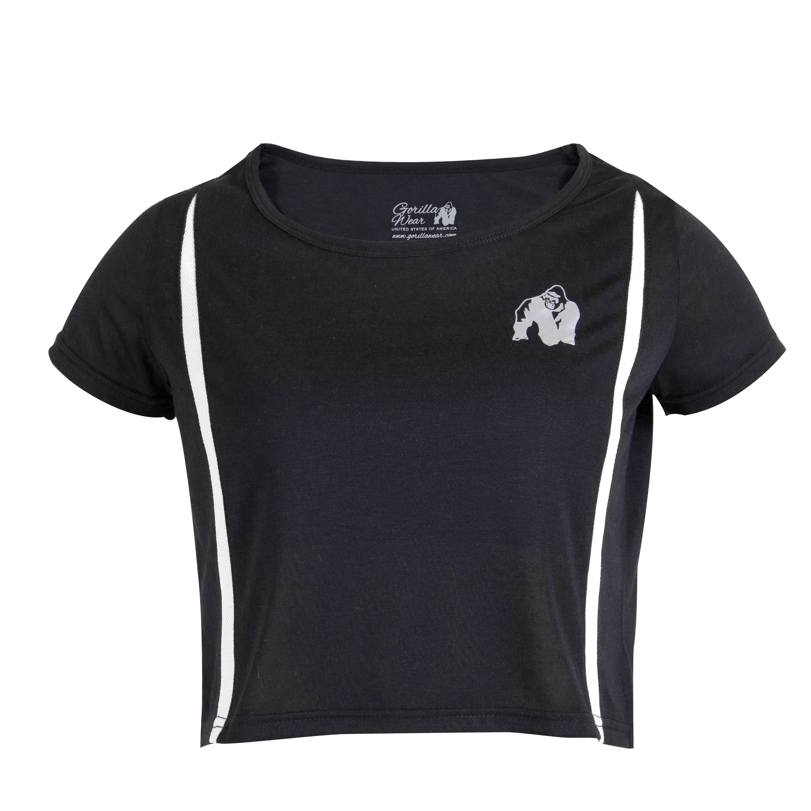 Columbia Crop Top, black/white