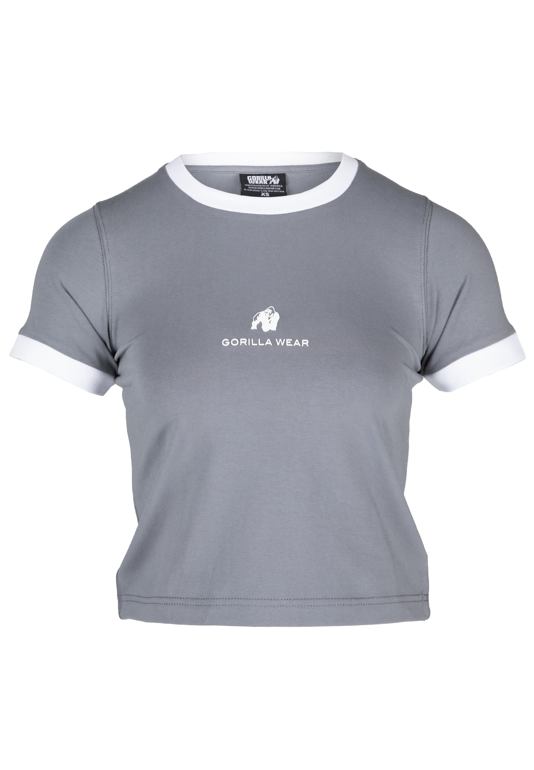 New Orleans Cropped T-Shirt, grey