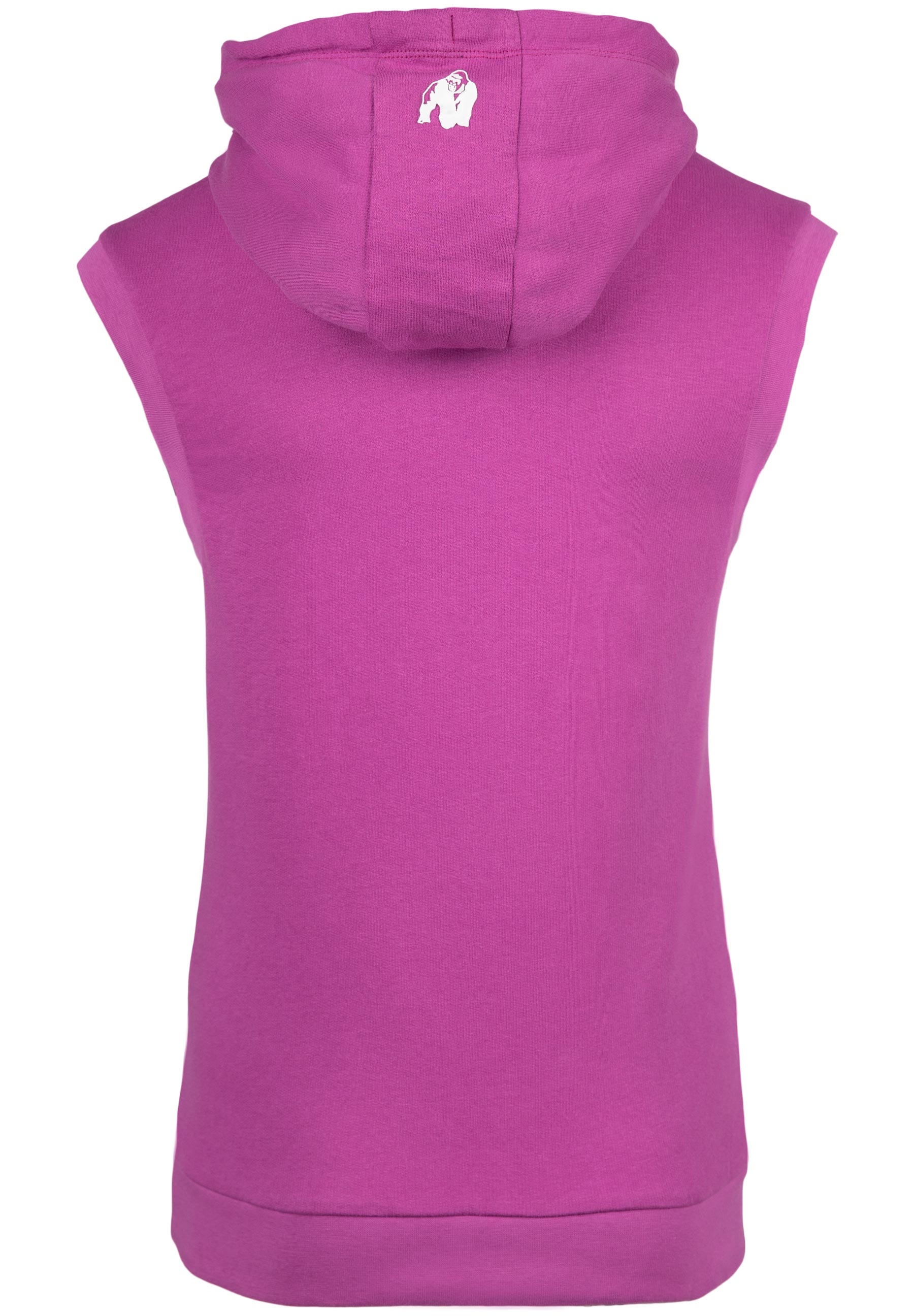 Virginia Sleeveless Hoodie, pink