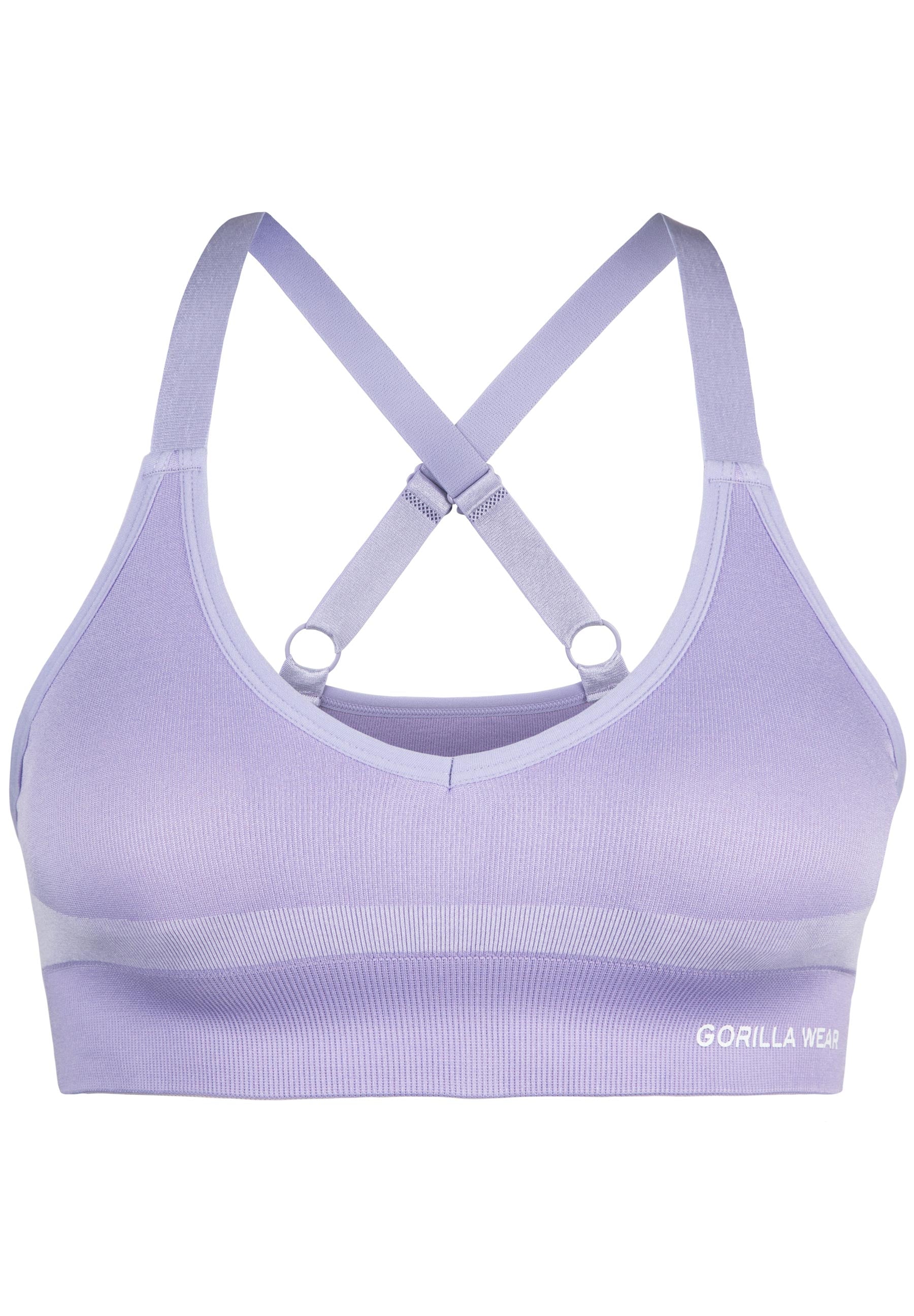 Selah Seamless Sports Bra, lilac