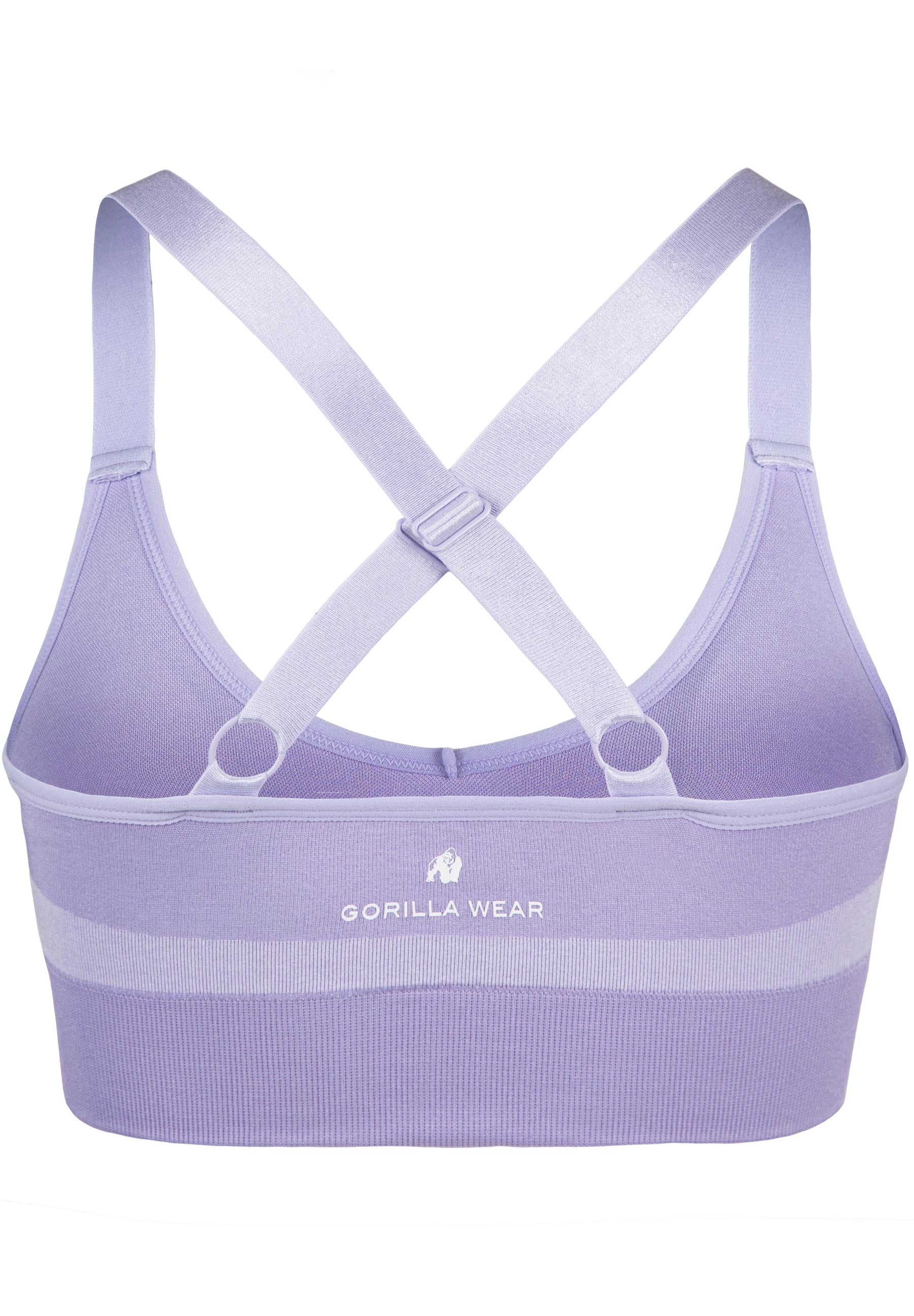 Selah Seamless Sports Bra, lilac