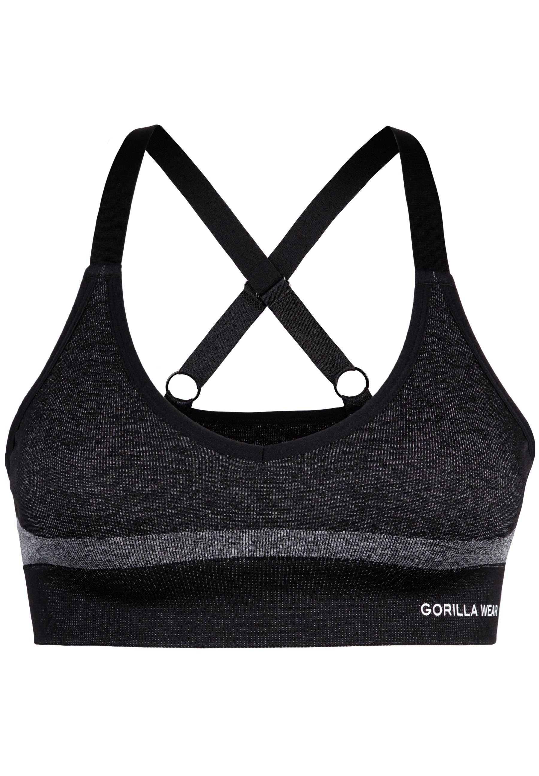 Selah Seamless Sports Bra, black