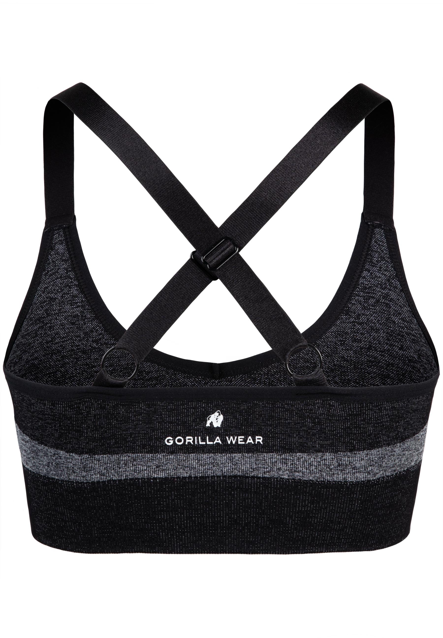 Selah Seamless Sports Bra, black