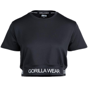 Colby Cropped T-Shirt, black