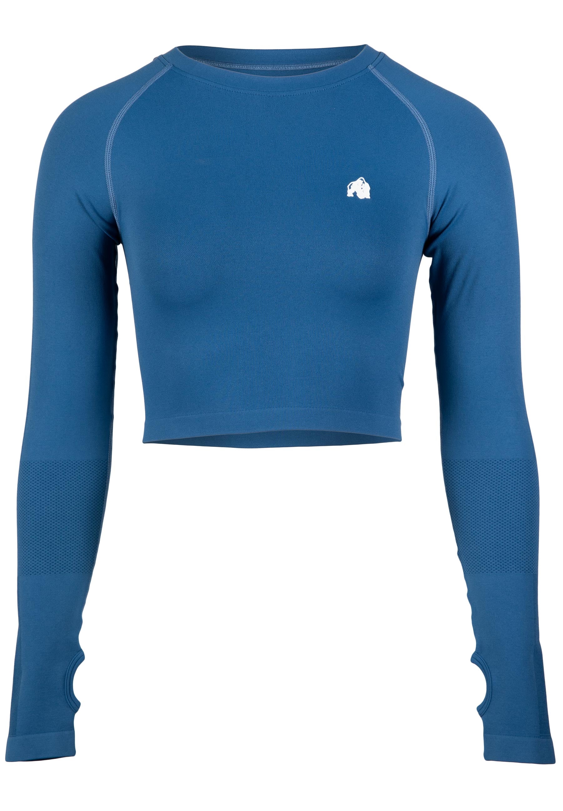 Hilton Seamless Long Sleeve, blue