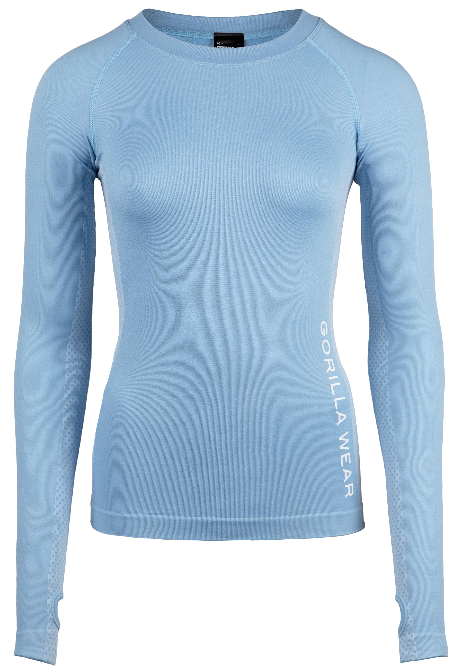 Selah Seamless Long Sleeve, light blue