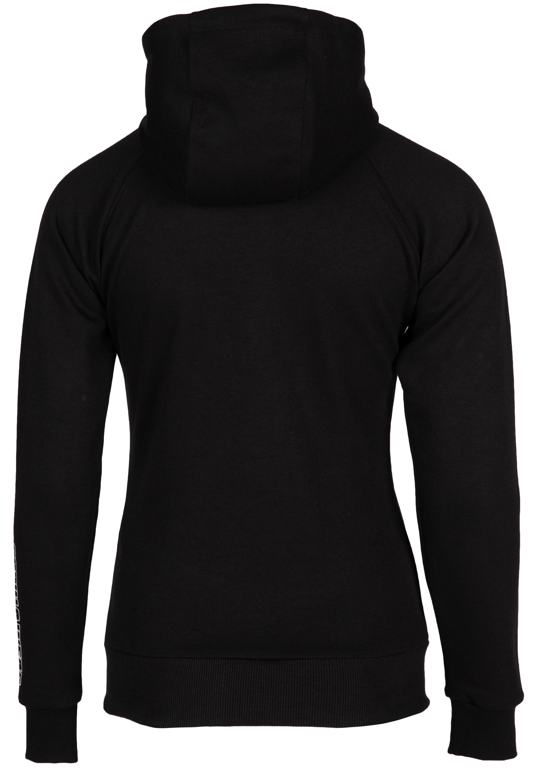 Marion Zipped Hoodie, black