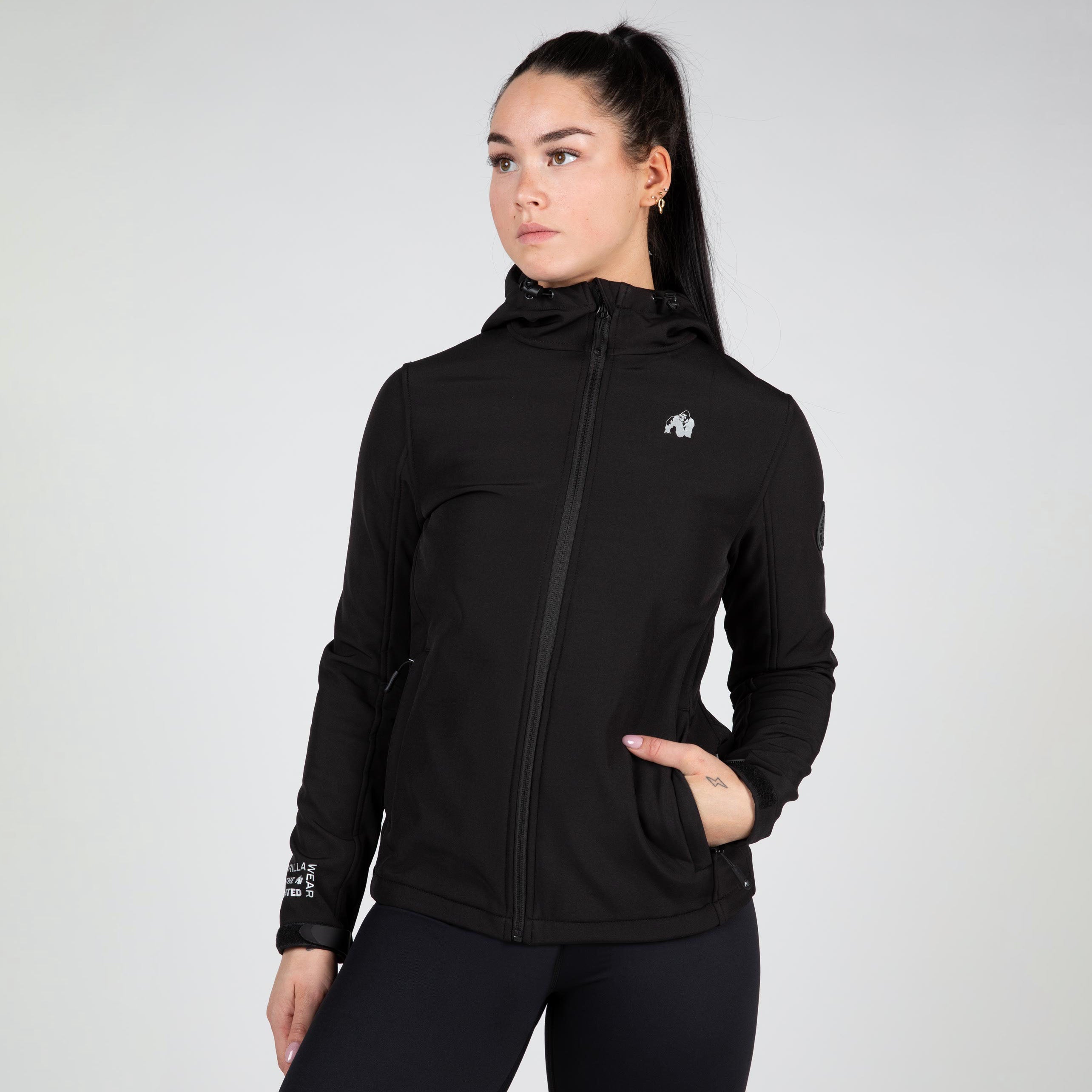 Mina Softshell Jacket, black