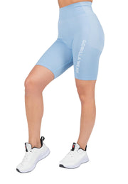 Selah Seamless Cycling Shorts, light blue