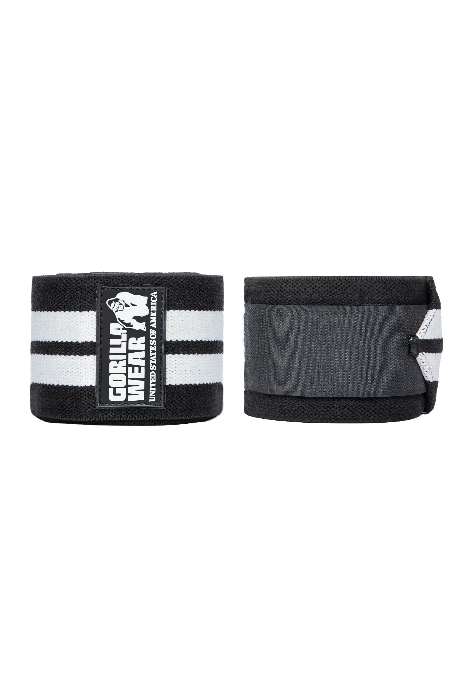 GW Knee Wraps 2 m, black/white