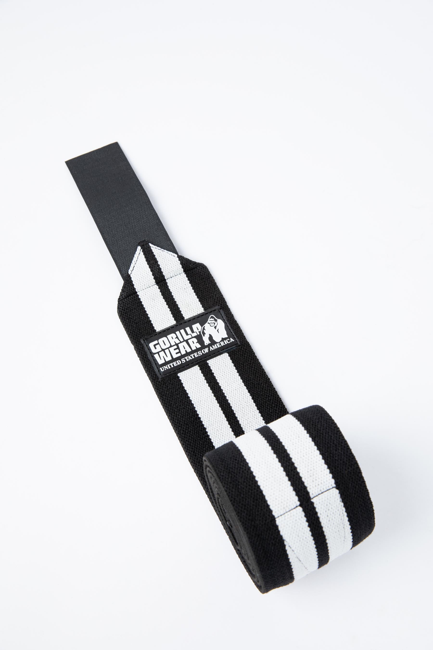 GW Knee Wraps 2 m, black/white