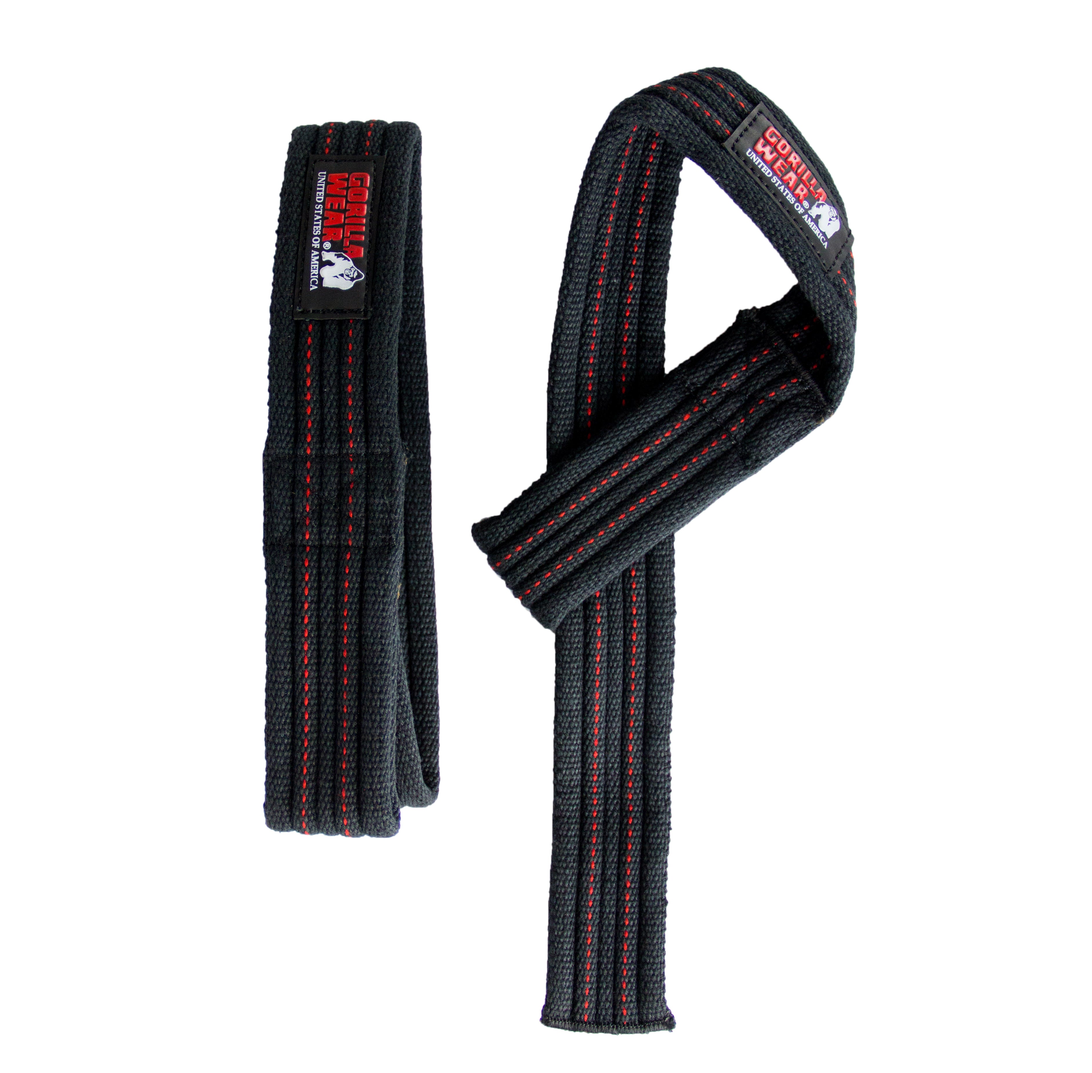 Hardcore Lifting Straps, black/red