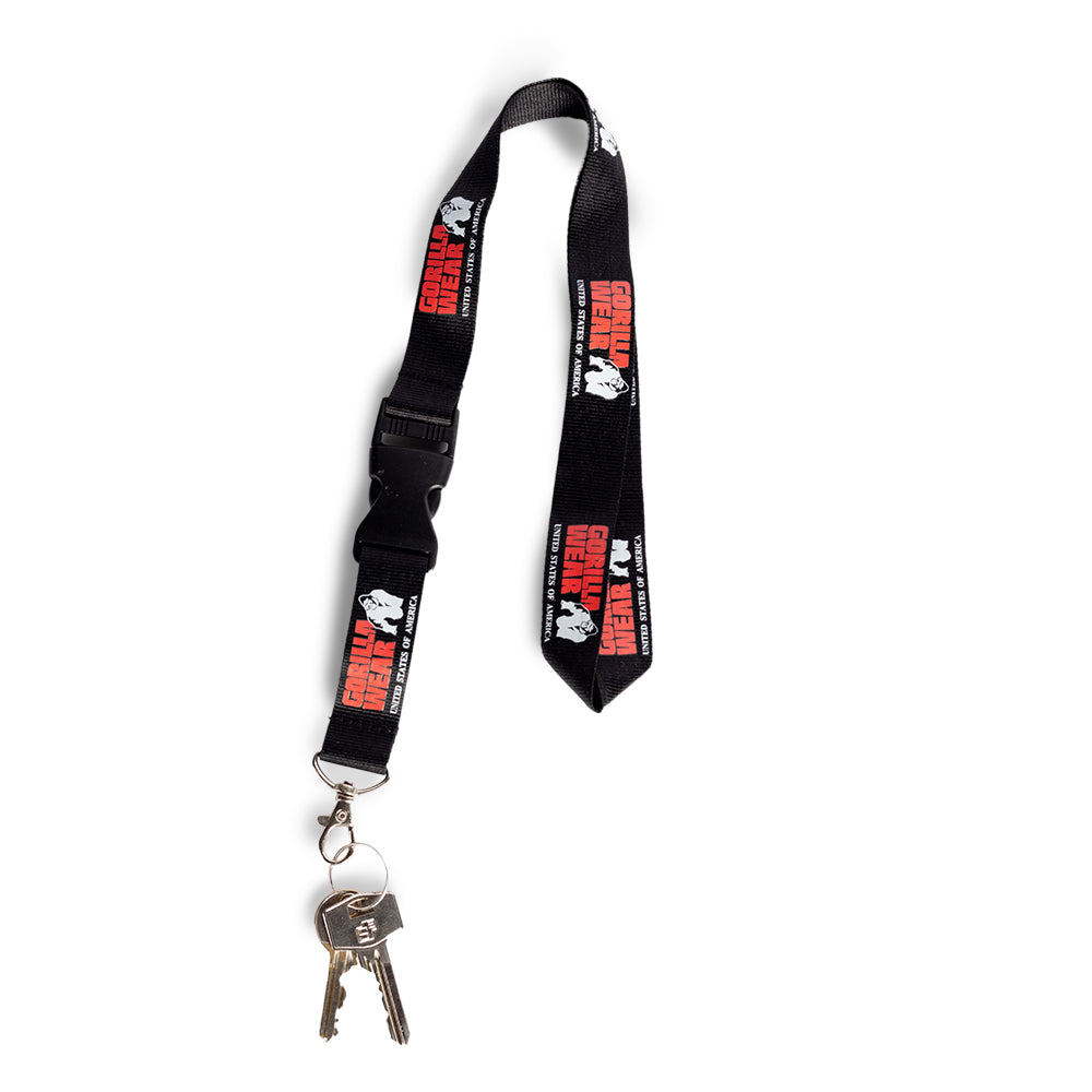 Eloy Lanyard, black/red