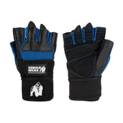 Dallas Wrist Wraps Gloves, black/blue