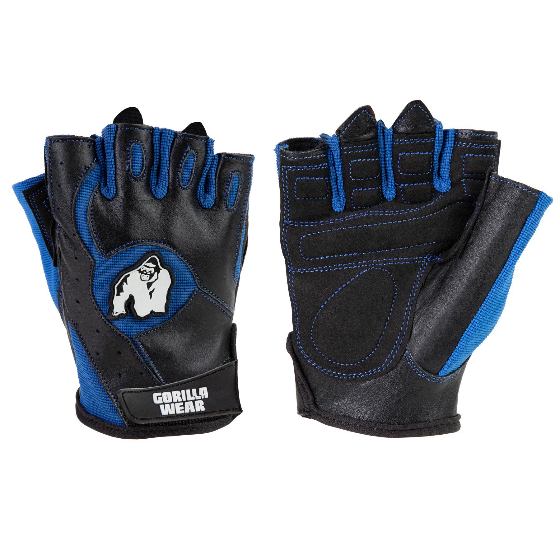 Mitchell Training Gloves, black/blue