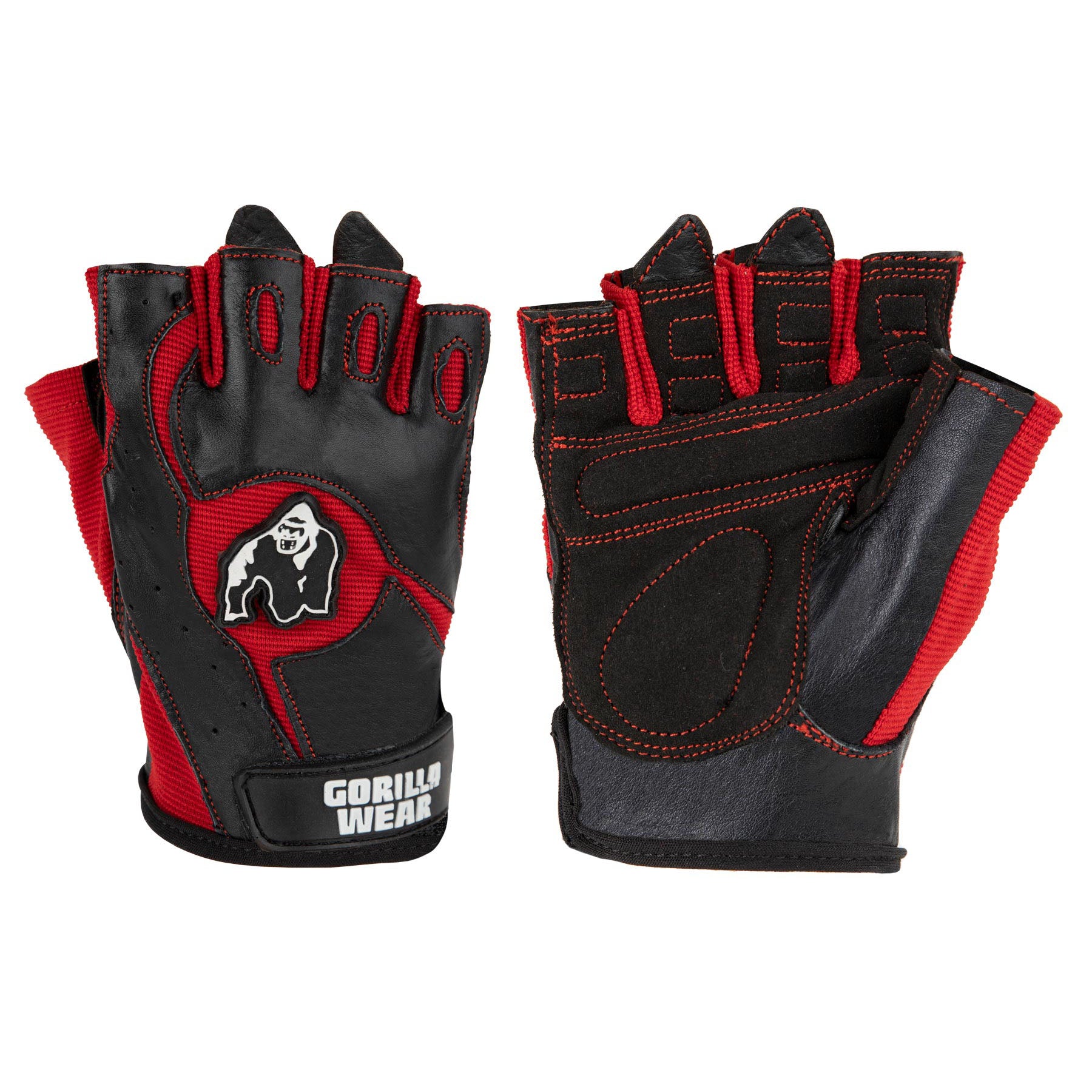 Mitchell Training Gloves, black/red