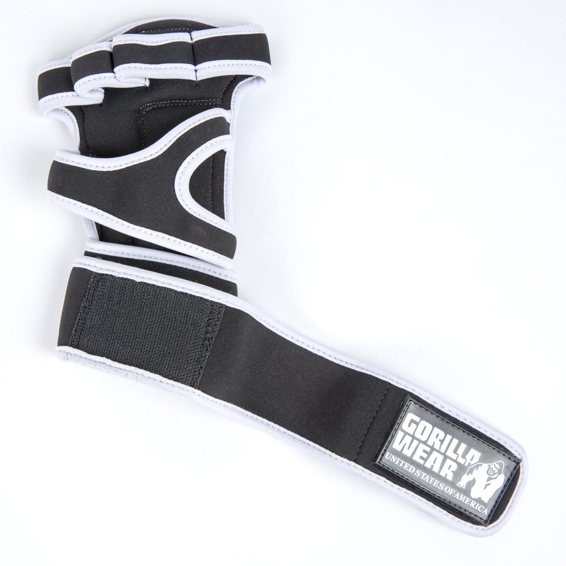 Yuma Weightlifting Workout Gloves, black/white