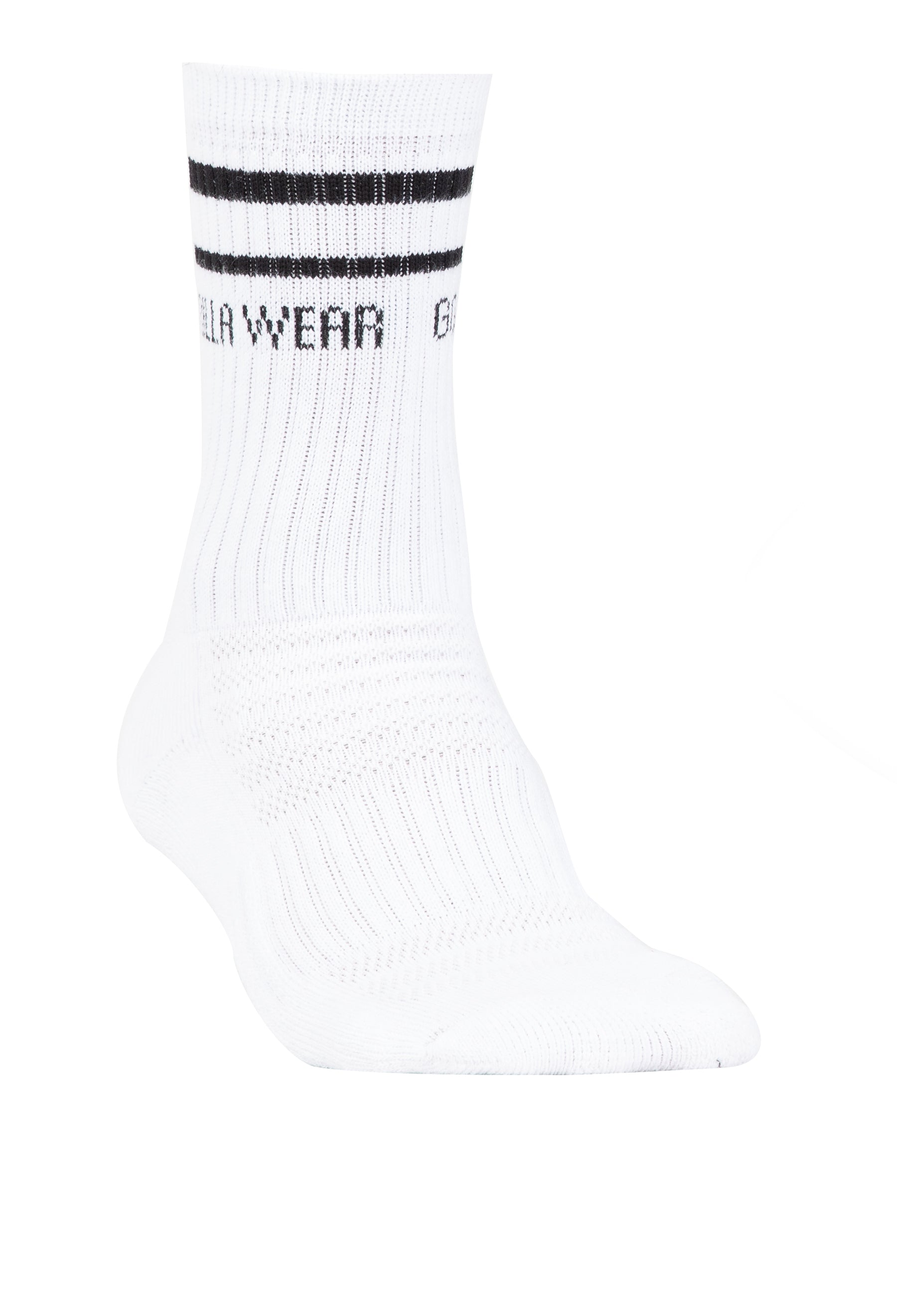 Gorilla Wear Crew Socks, white