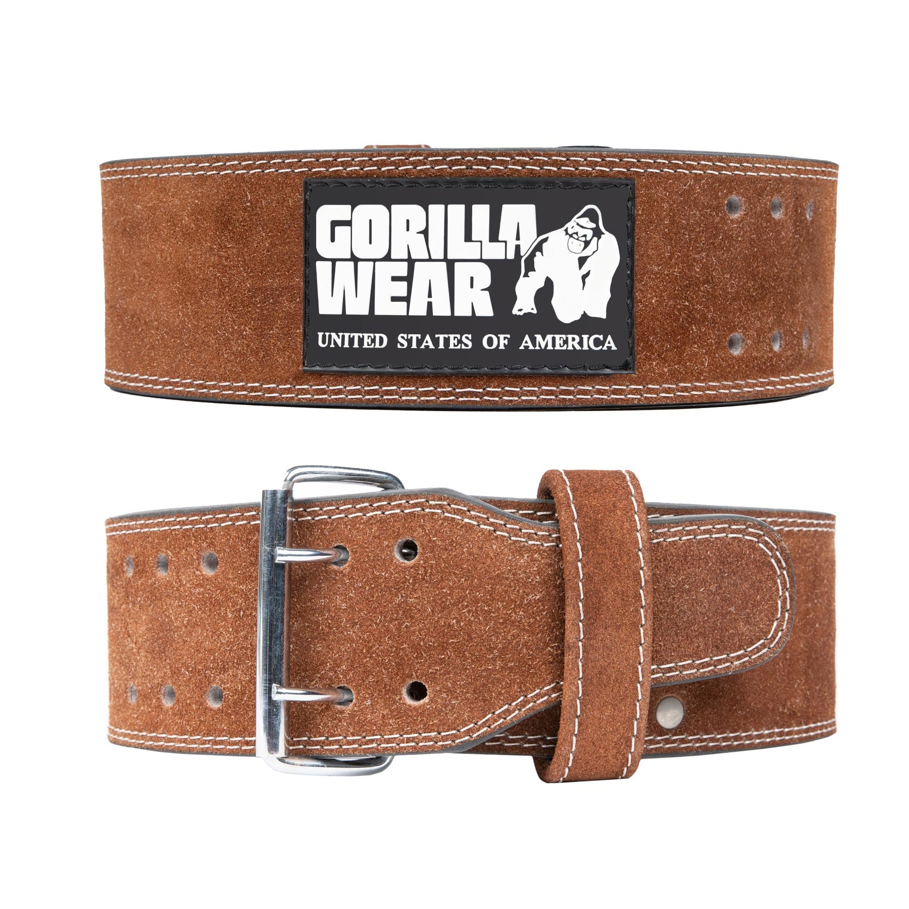 4 Inch Powerlifting Belt, brown