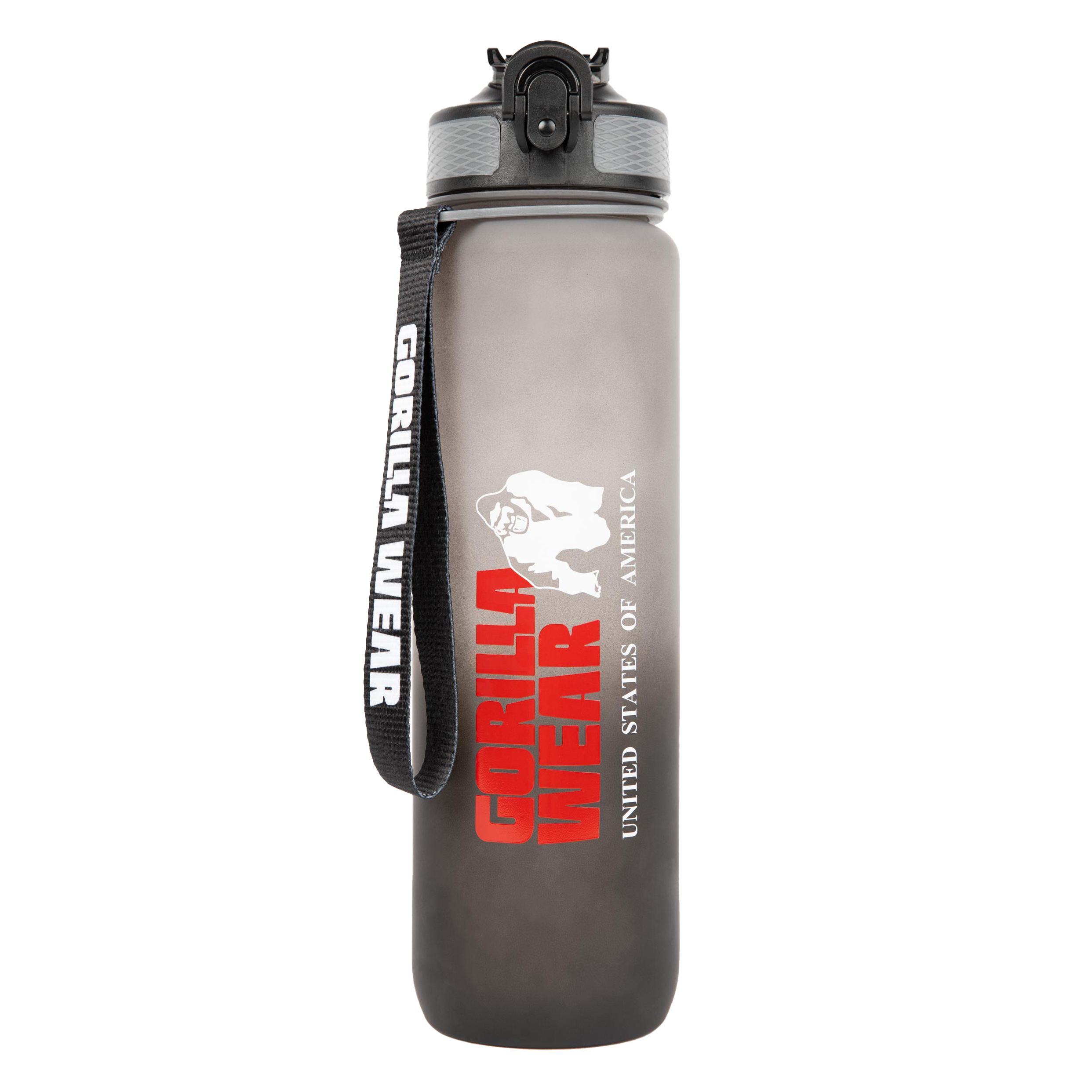 Gradient Water Bottle 1000 ml, black/grey