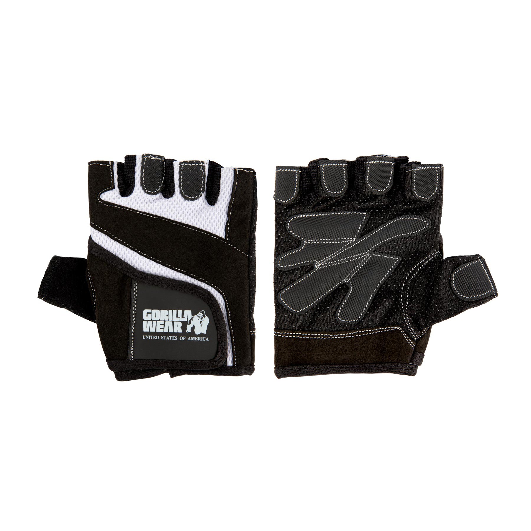 Women's Fitness Gloves, black/white