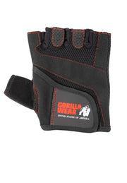 Women's Fitness Gloves, black/red