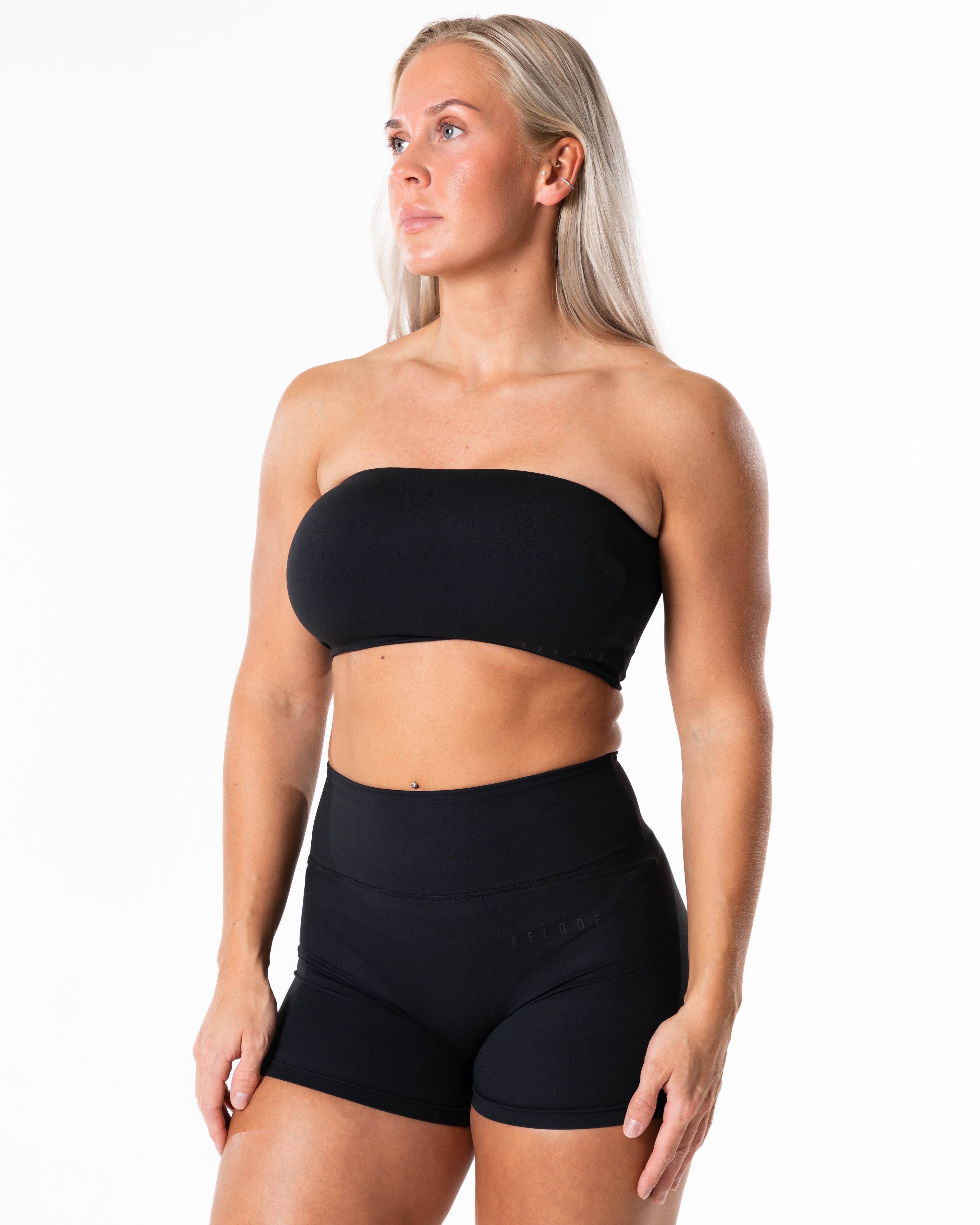 Relode - Clean Bandeau Top - Svart