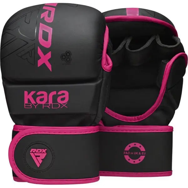 RDX F6 MMA & GRAPPLINGHANDSKAR - Svart / Rosa