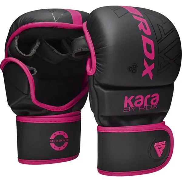 RDX F6 MMA & GRAPPLINGHANDSKAR - Svart / Rosa