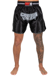 Piru Muay Thai Shorts, black