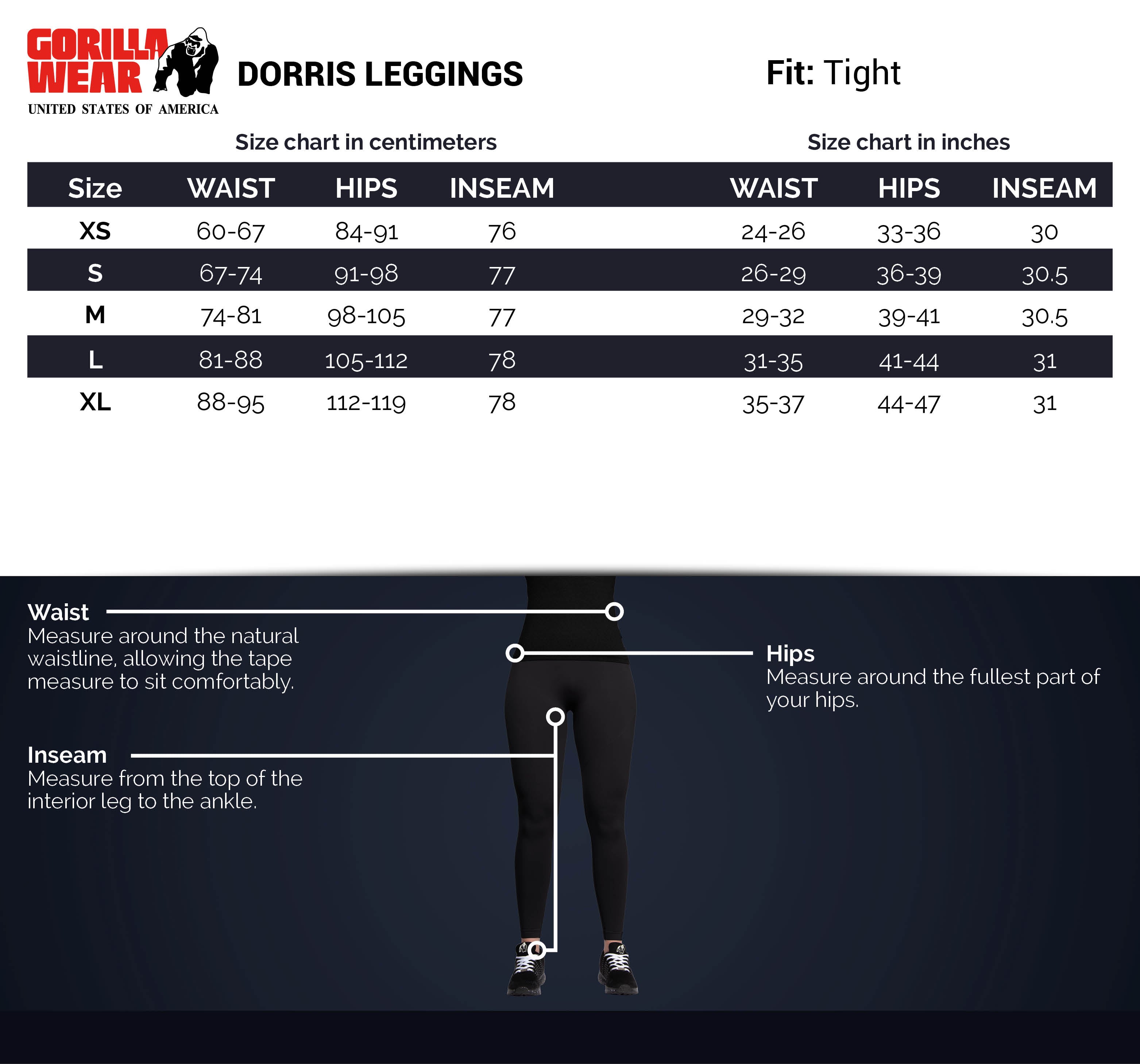 Dorris Leggings, black