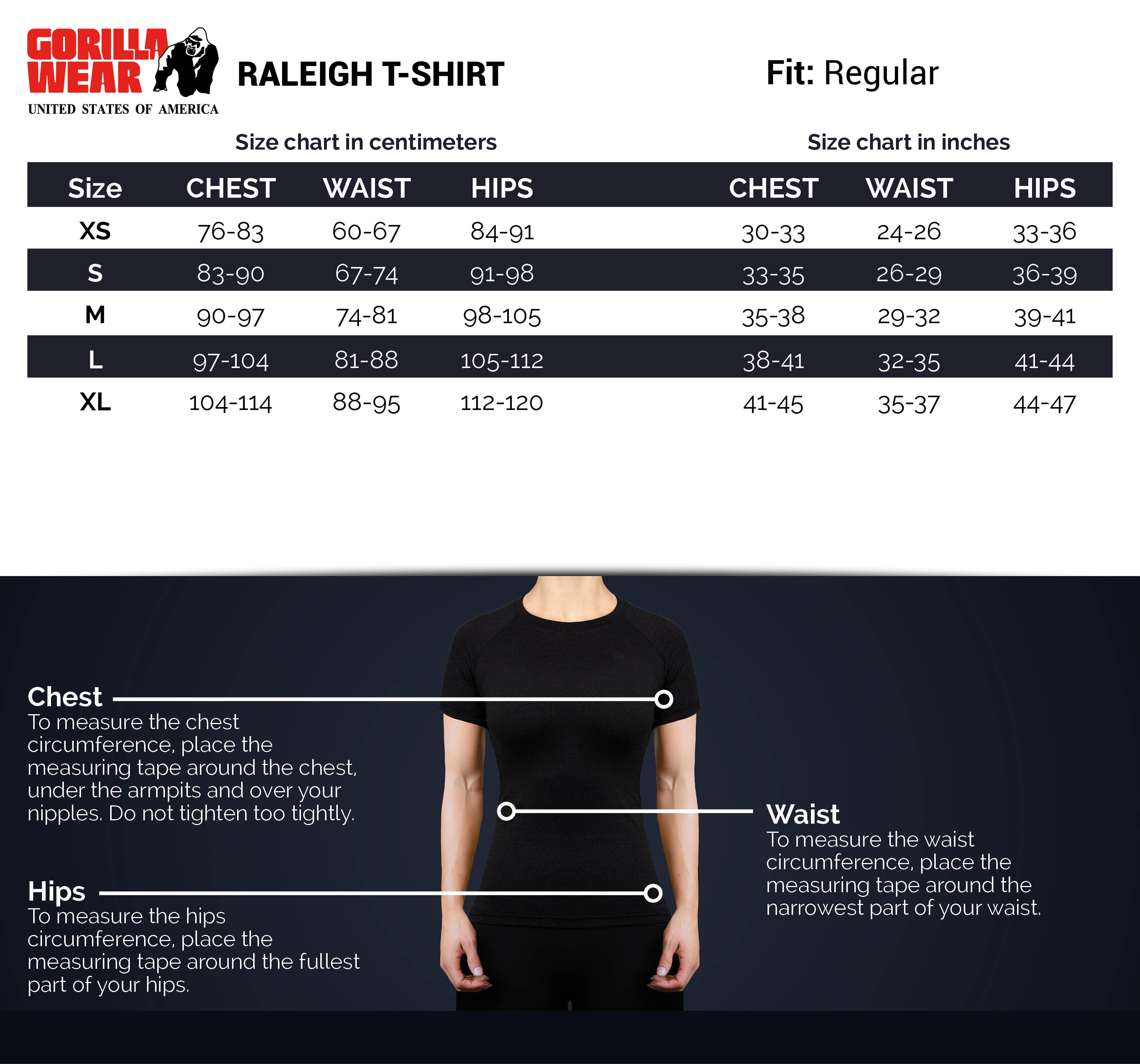 Raleigh T-Shirt, black