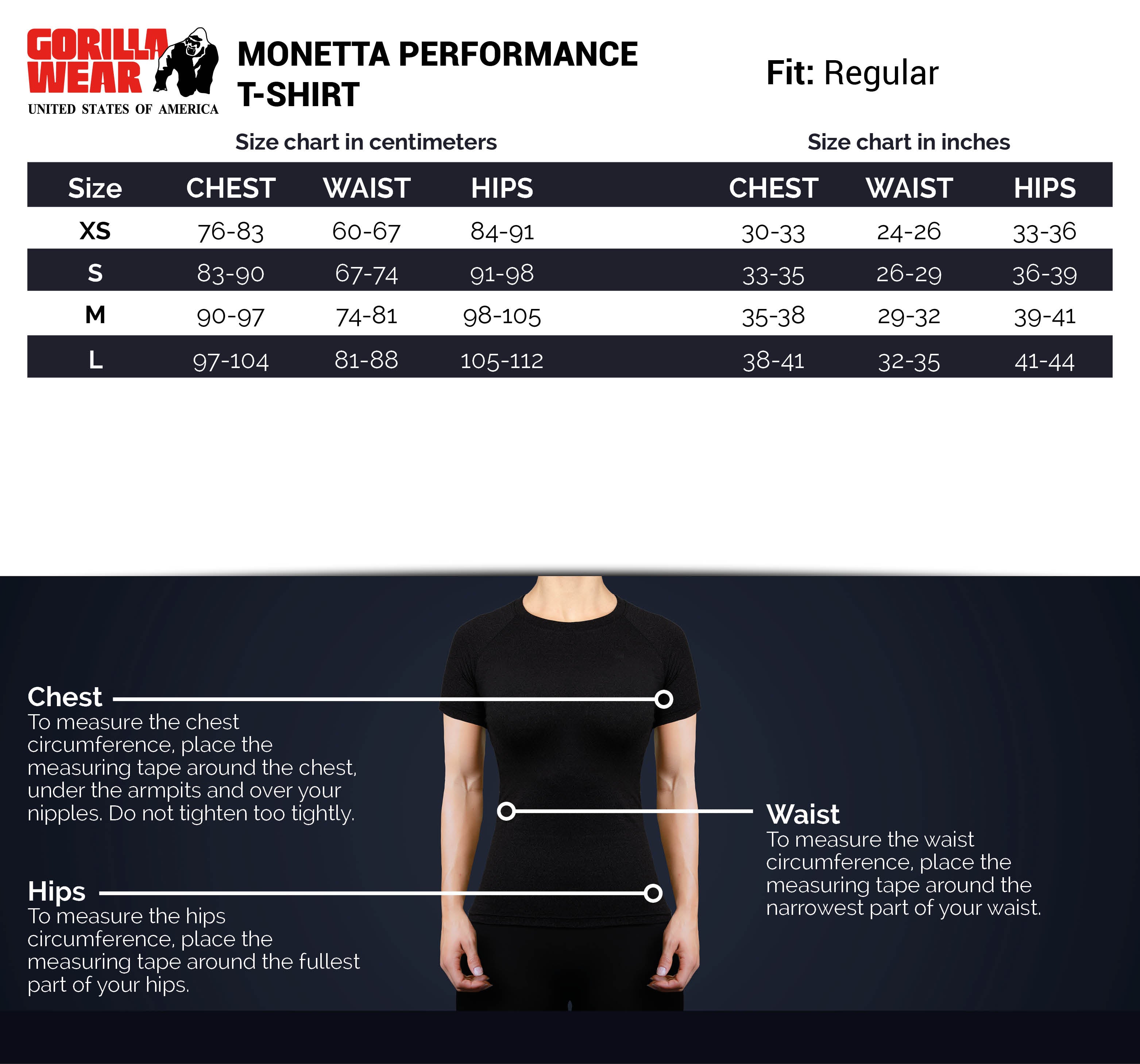 Monetta Performance T-Shirt, grey melange/black