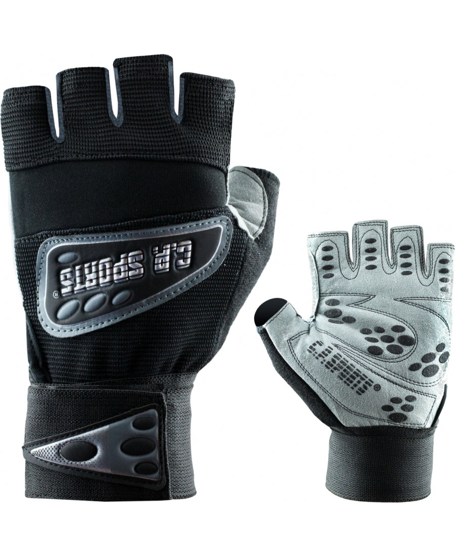 Wrist Wrap Glove, black/white