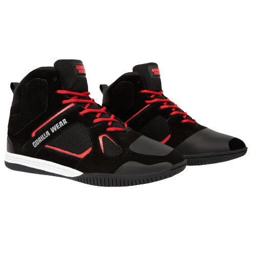 Troy High Tops, black/red