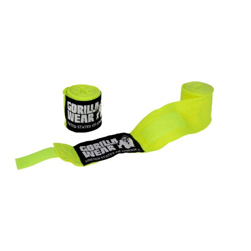 Boxing Hand Wraps, yellow - 4 m