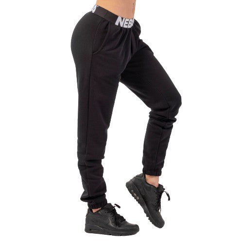 Iconic Mid-Waist Sweatpants, black