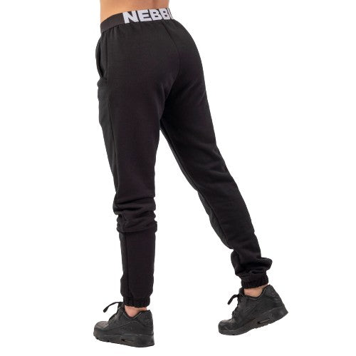 Iconic Mid-Waist Sweatpants, black