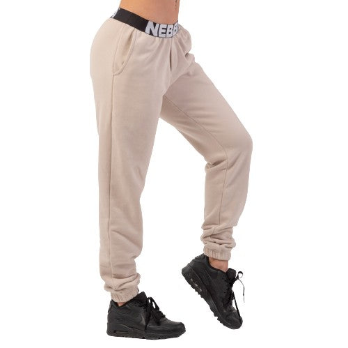 Iconic Mid-Waist Sweatpants, cream