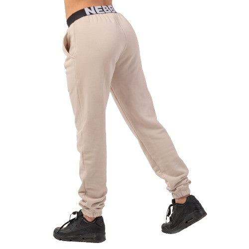 Iconic Mid-Waist Sweatpants, cream