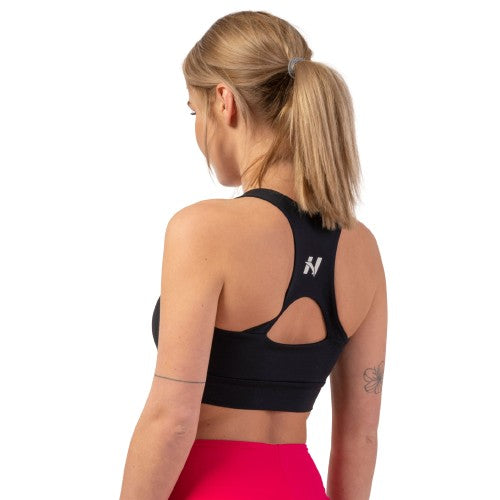 Active Sports Bra with medium impact, black