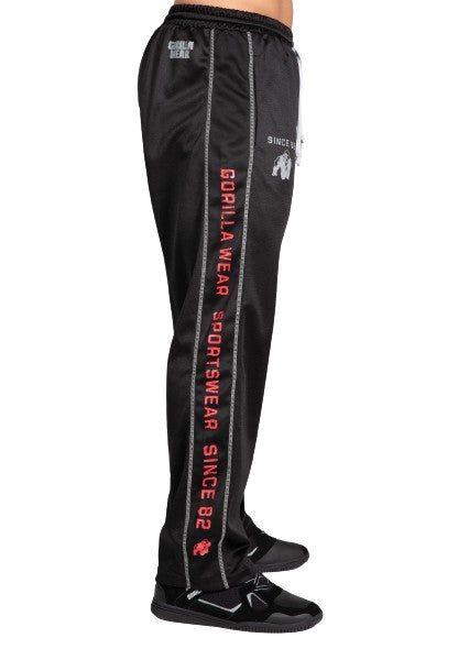 Functional Mesh Pants, black/red